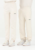 BARROW Pantalone sportivo vaniglia per uomo e donna con stampa logo S5BWUAFP085 BW029 BARROW 