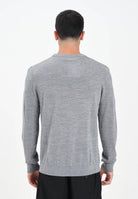 SELECTED HOMME Maglioncino girocollo grigio da uomo 16094647 MediumGreyMel SELECTED HOMME 