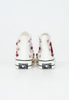 CONVERSE Sneakers CHUCK 70 ROSES bianche da donna A10637C . CONVERSE 