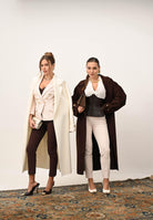 ELISABETTA FRANCHI Cappotto a vestaglia in panno panna da donna CP68D56E2 DZ9 ELISABETTA FRANCHI 