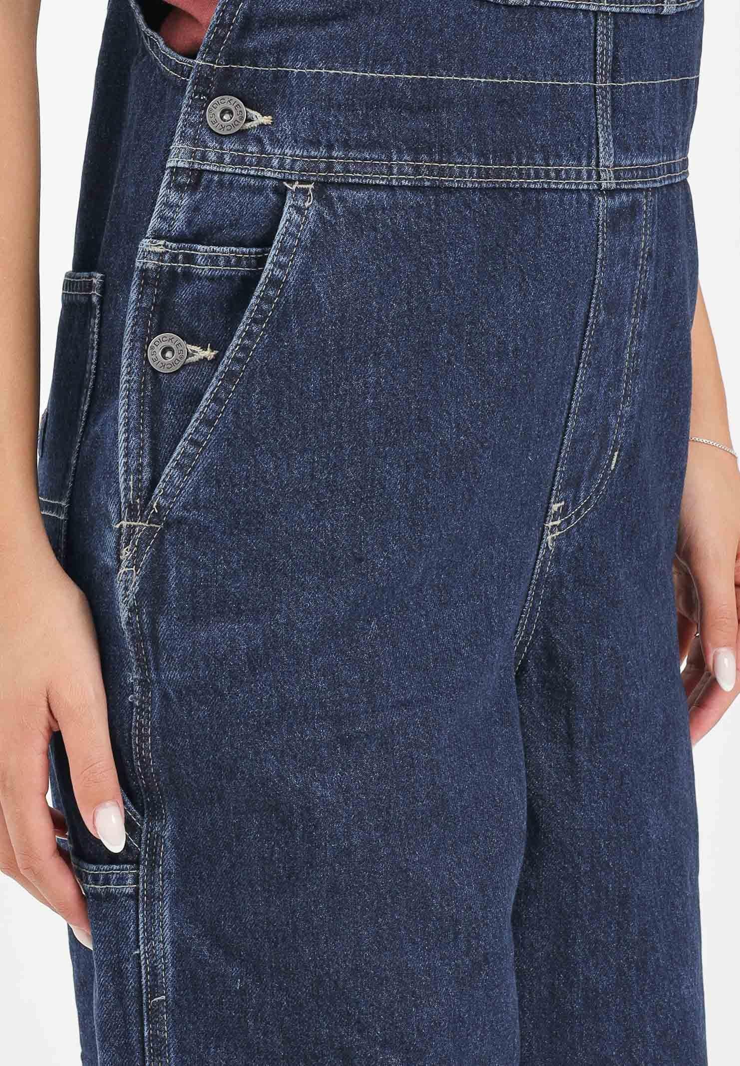 DICKIES Salopette Mechanic in denim blu da donna DK0A87N70DD1  DIckies 