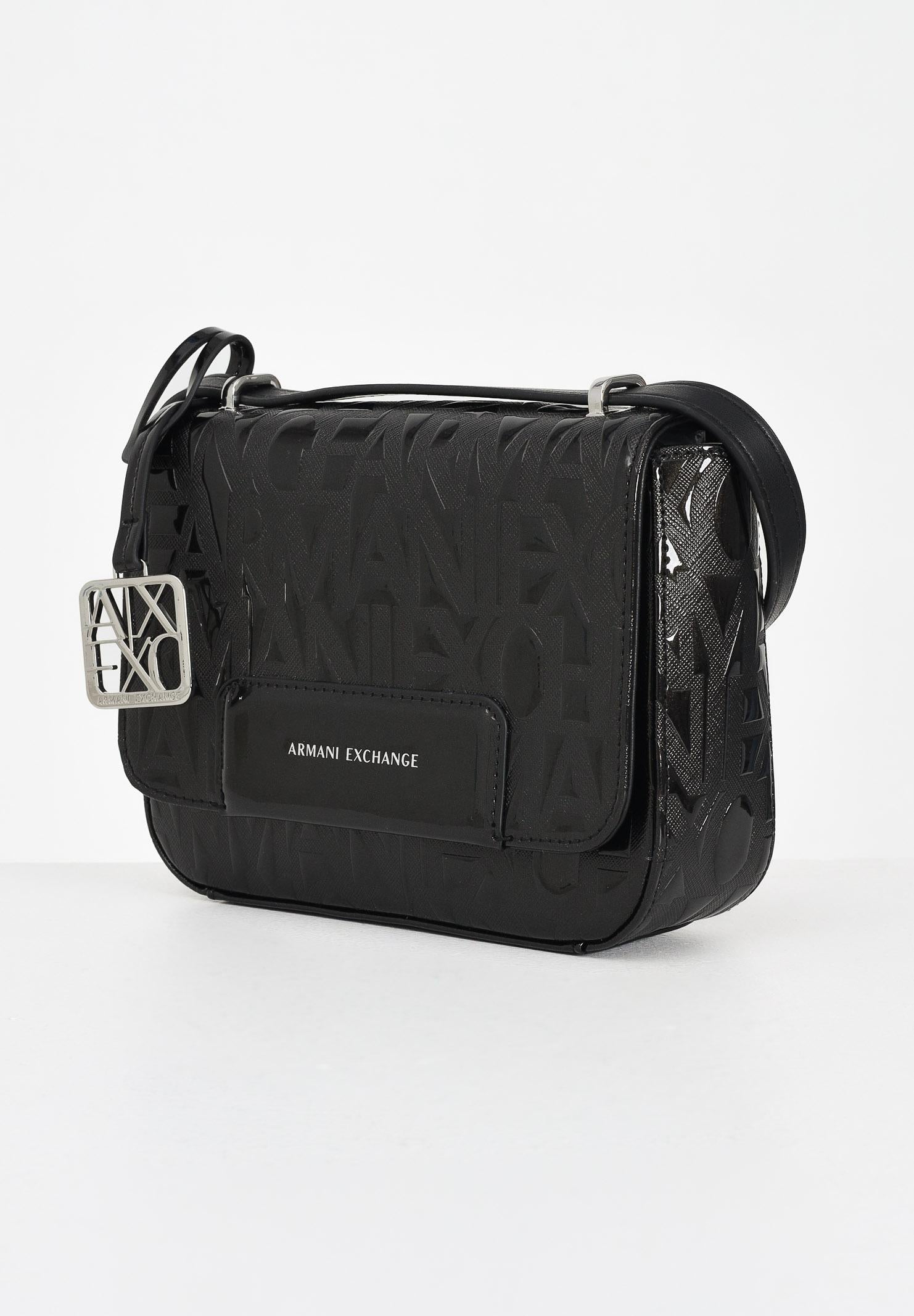 ARMANI EXCHANGE Borsa a tracolla nera da donna con logo XW001577AF17290 UC001 ARMANI EXCHANGE 