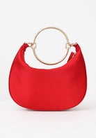 TOMMY HILFIGER Borsa hobo in raso rosso da donna AW0AW18236 XLG TOMMY HILFIGER 