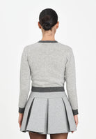 MARNI Maglioncino girocollo grigio per donna e bambina con logo M00993M00ML 0M923 MARNI 