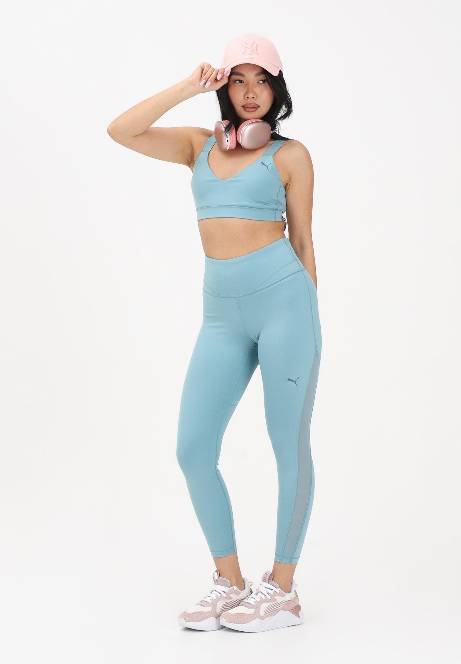 PUMA Leggings sportivo PUMA SHAPE turchese da donna 527466 46 PUMA 