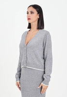 PINKO Cardigan corto grigio da donna 105447A2Q9 II2 PINKO 