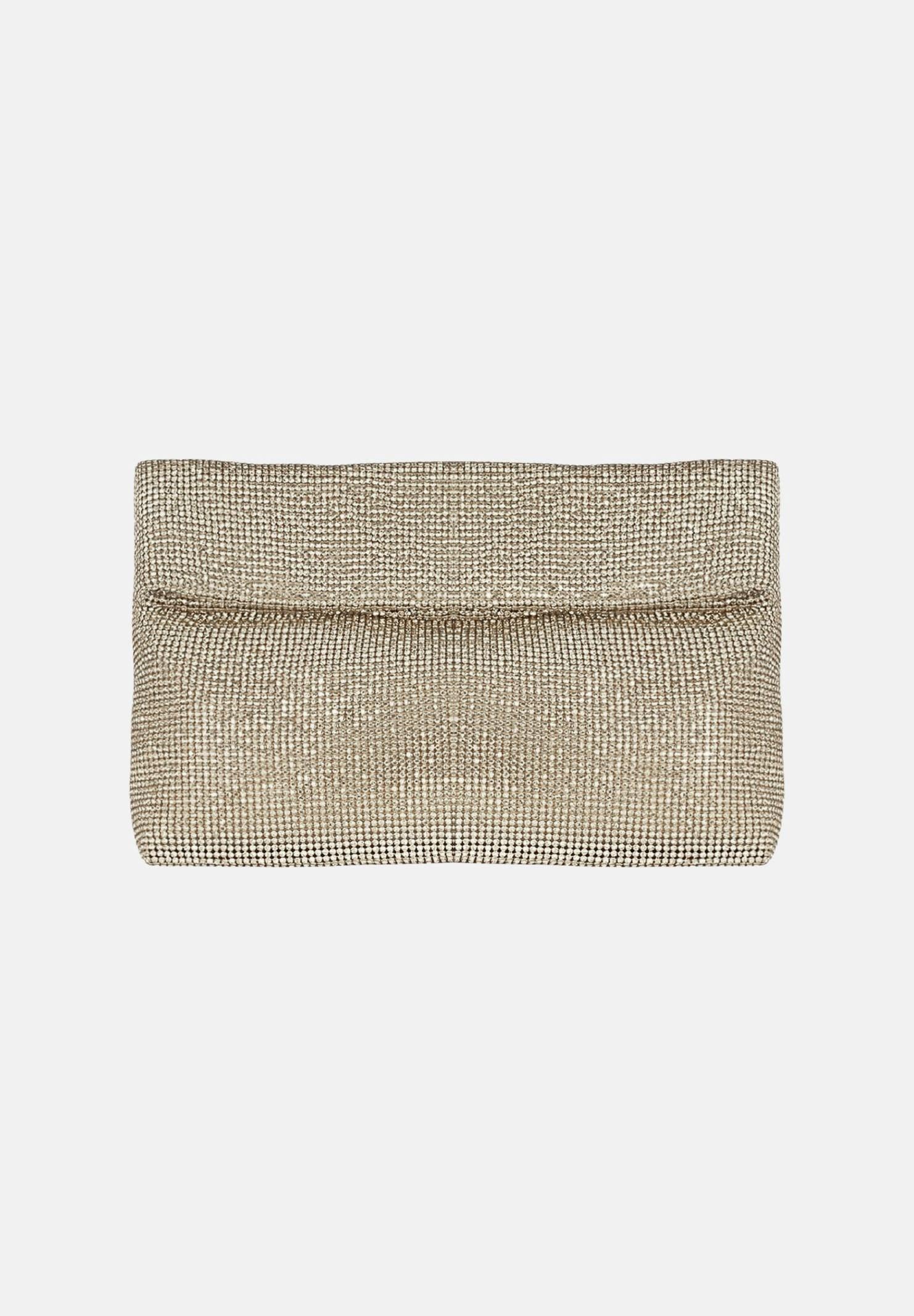 TWENTY FOURHAITCH Pochette oro da donna con micro strass BAG0005362P OR TWENTY FOURHAITCH 
