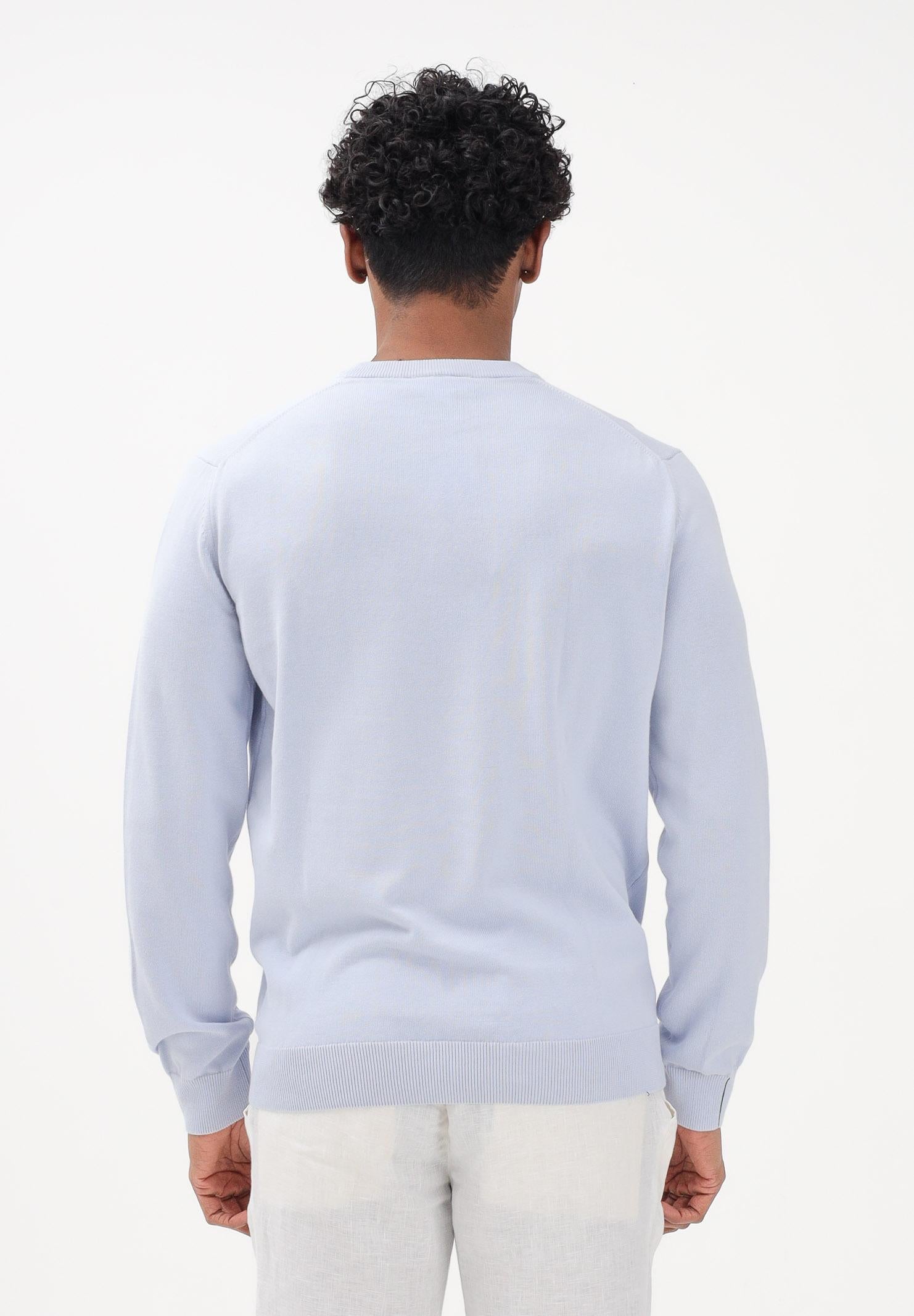 LACOSTE Maglioncino girocollo azzurro polvere da uomo AH1985 J2G LACOSTE 
