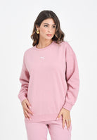 PUMA Felpa girocollo Essentials Oversize rosa da donna 685400 65 PUMA 