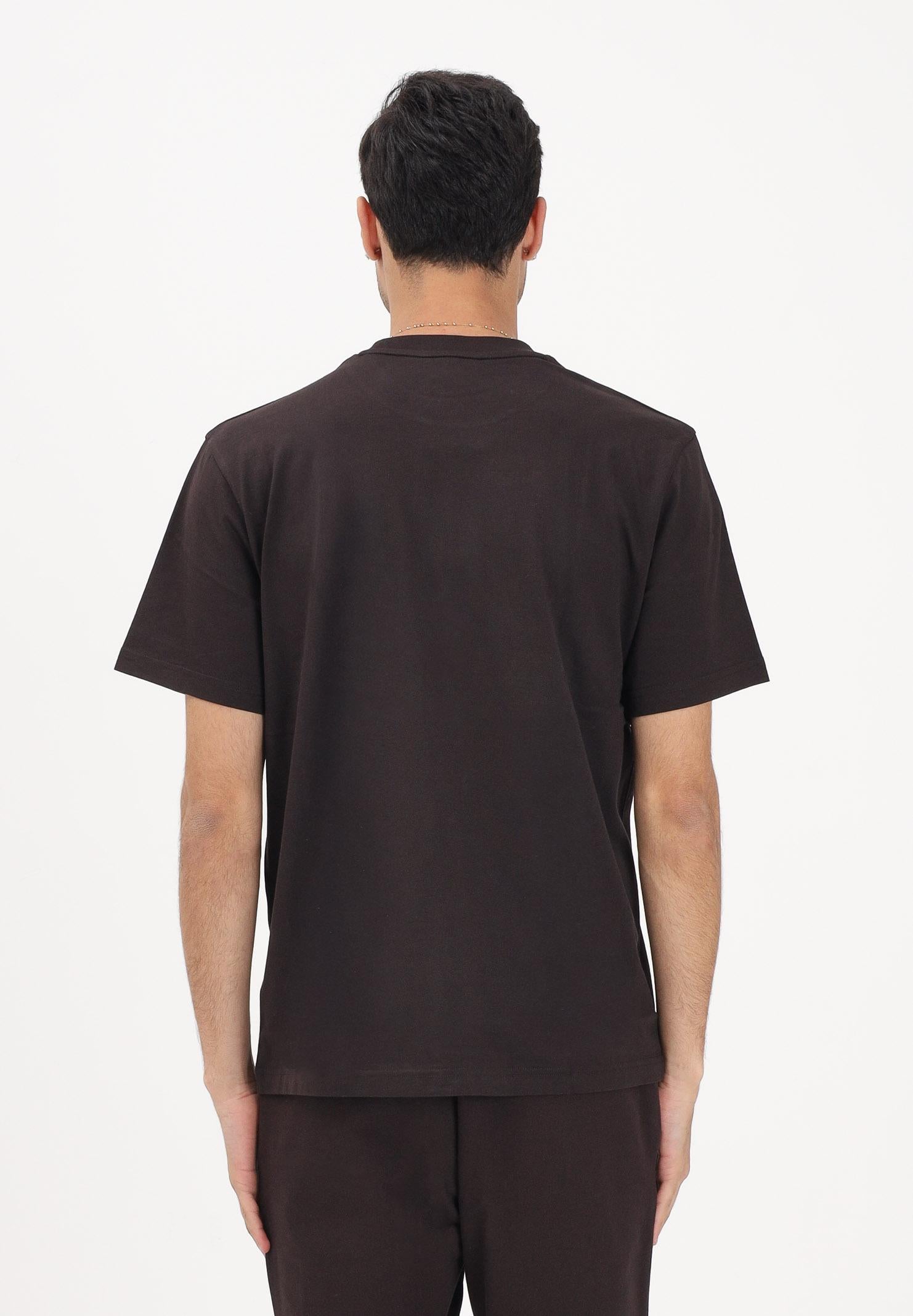LACOSTE T-shirt a manica corta marrone per uomo e donna con logo TH7318 3LA LACOSTE 
