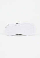 ADIDAS ORIGINALS Sneakers Superstar II Elastic Lace bianche e nere da neonato JH9984  ADIDAS ORIGINALS 