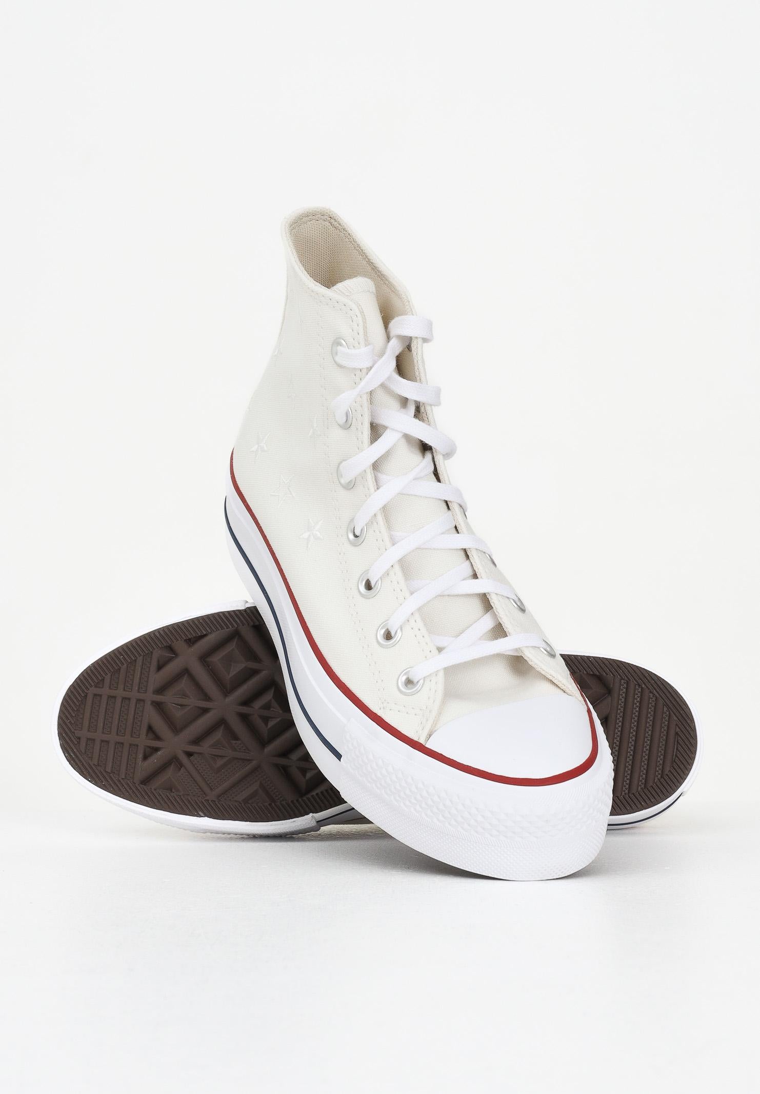 CONVERSE Sneakers Chuck Taylor All Star Lift Platform Celestial panna da donna A15538C . CONVERSE 