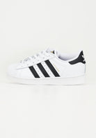 ADIDAS ORIGINALS Sneakers SUPERSTAR bianche per bambino e bambina FU7714 . ADIDAS ORIGINALS 