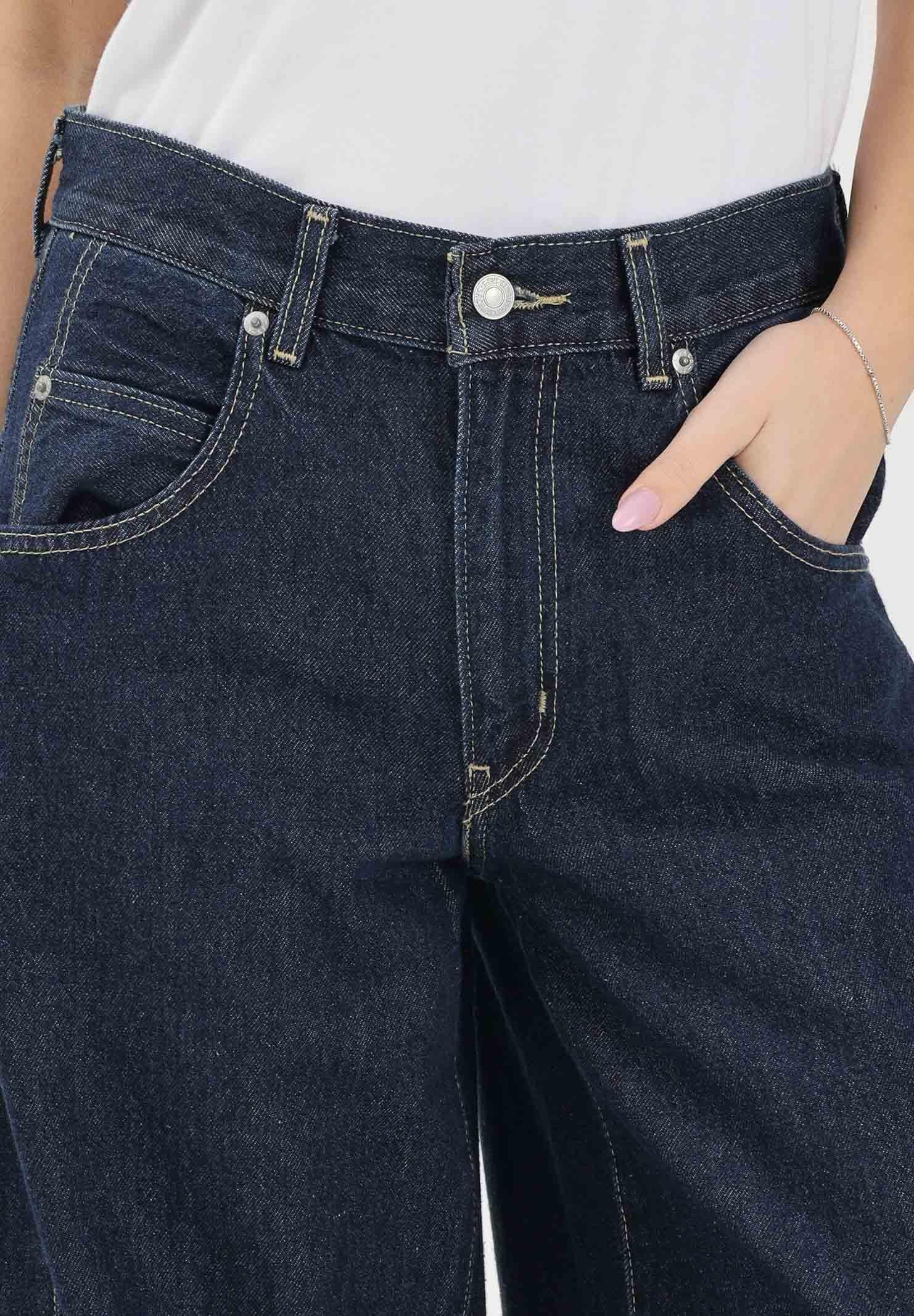 LEVI'S Jeans Barrel Super Baggy in denim blu da donna 003NF-0001 . LEVI'S® 