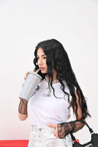 MAISON MARGIELA Canotta bianca per donna, ragazzi e bambini con stampa Numeric M60575MM009 M6100 MAISON MARGIELA 