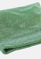TWENTY FOURHAITCH Pochette verde da donna interamente rivestita da micro strass BAG0005362P VER TWENTY FOURHAITCH 