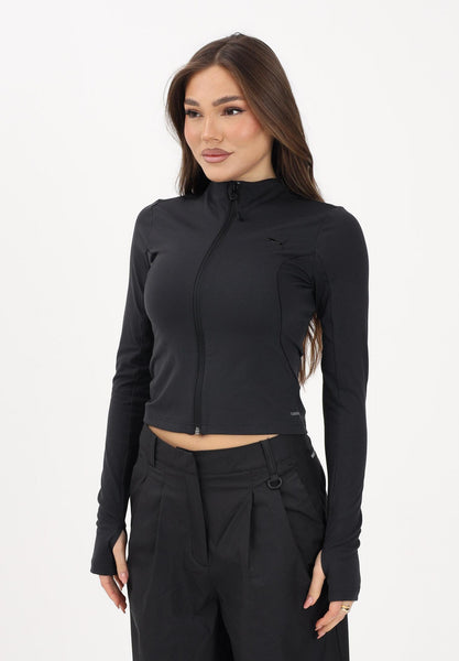 PUMA Black PUMATECH SENSE zip sweatshirt for women – Pavidas