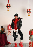 SPRAYGROUND Piumino CROP DOWN JACKET nero da donna SP275BLK . SPRAYGROUND 