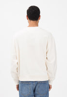 TOMMY JEANS Felpa girocollo panna da uomo stile '90s con distintivo DM0DM22384 YBH TOMMY JEANS 