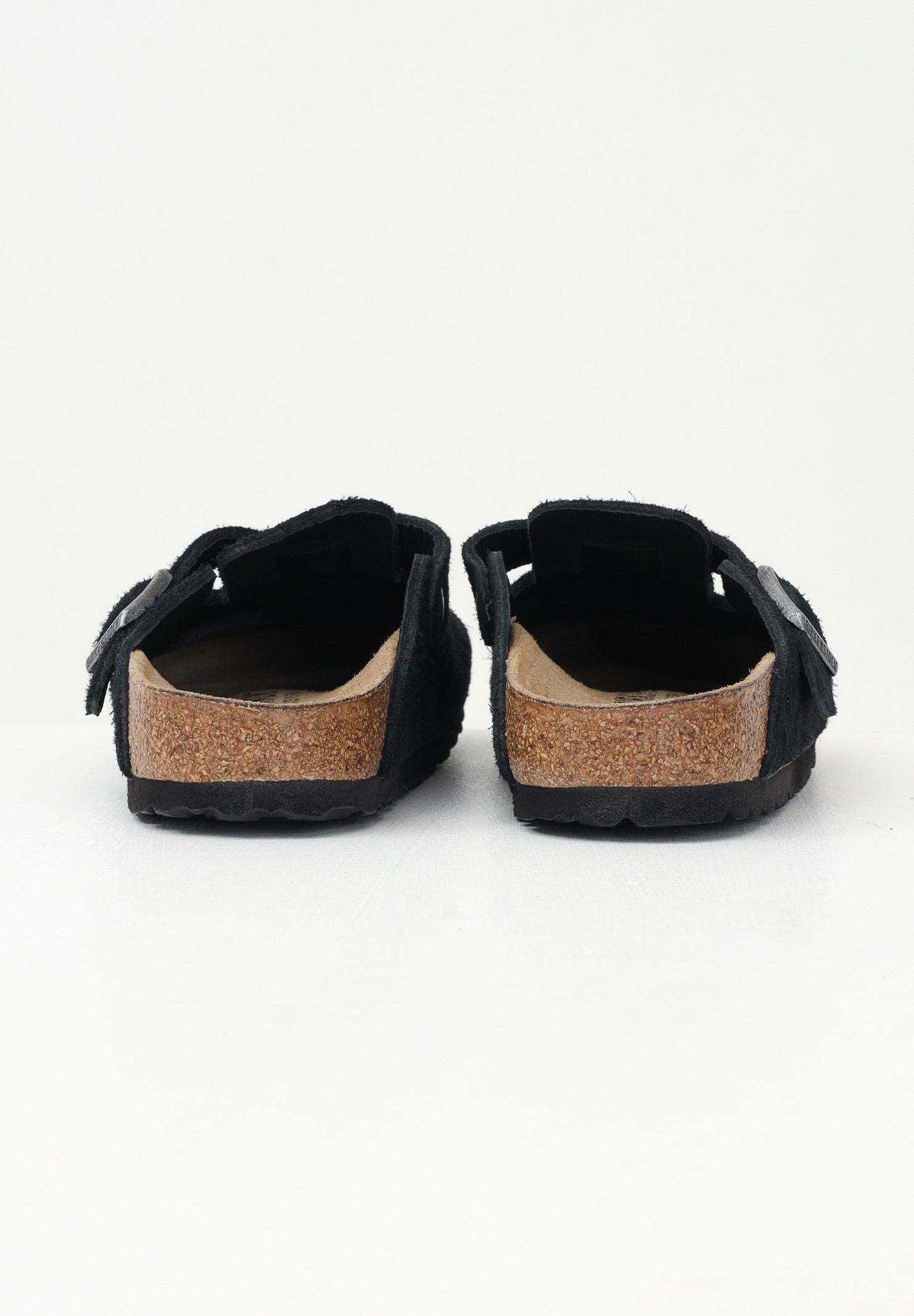 Ciabatte Boston nere per uomo e donna 1027067 . BIRKENSTOCK 