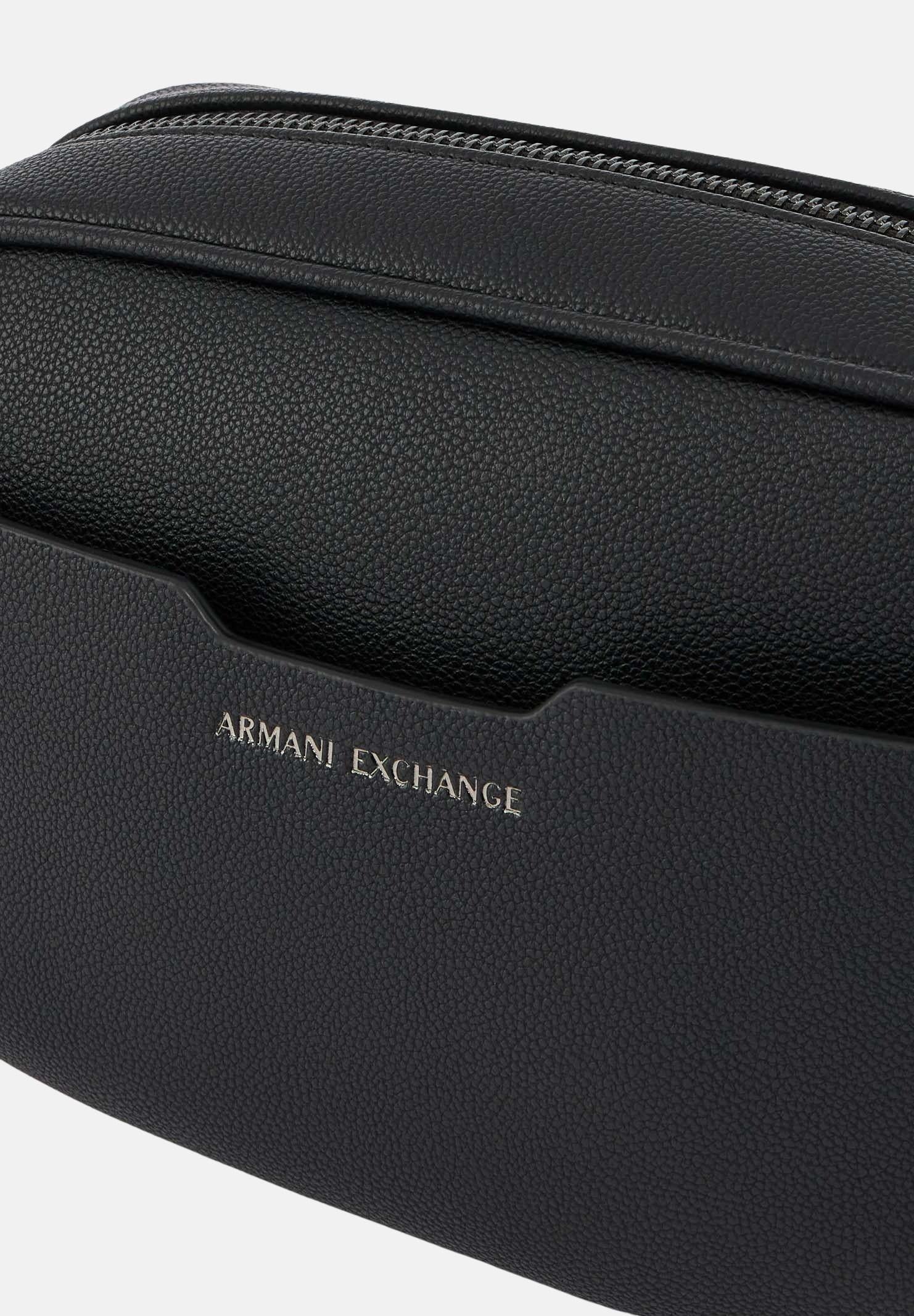 ARMANI EXCHANGE Pochette nera da uomo con logo XM002590AF22651 UC001 ARMANI EXCHANGE 