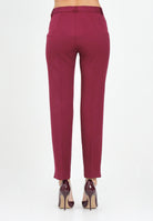 SIMONA CORSELLINI Pantalone elegante bordeaux da donna A25CPPA02804-C00023 V0741 SIMONA CORSELLINI 