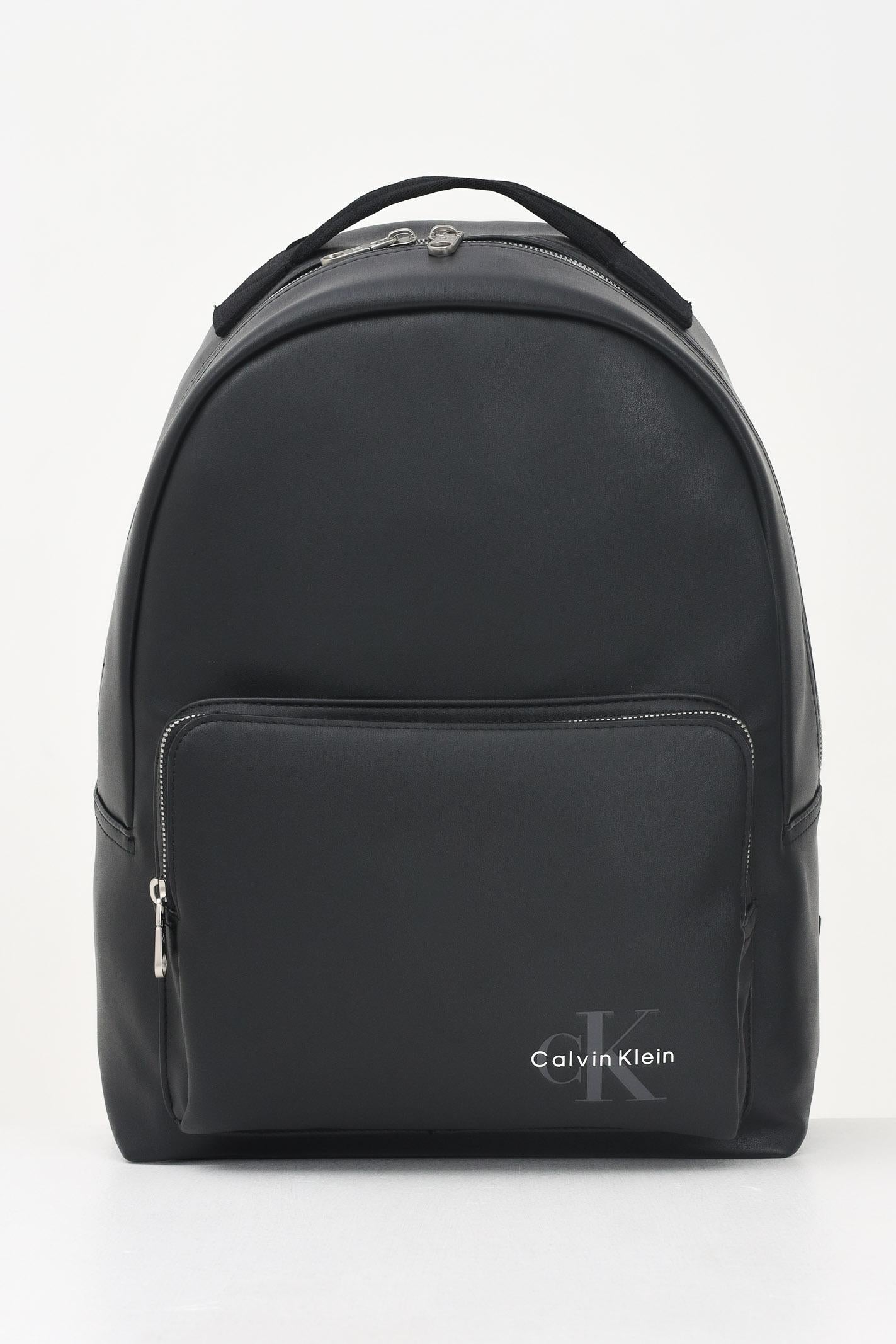 CALVIN KLEIN Zaino nero da uomo con logo LV04G3042G UB1 CALVIN KLEIN 
