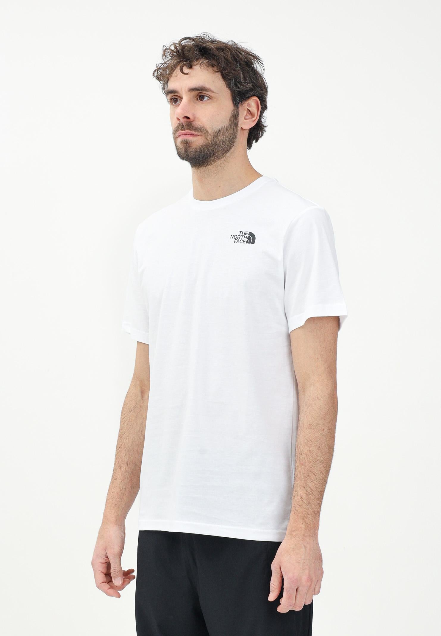 THE NORTH FACE T-shirt a manica corta Vertical bianca da uomo NF0A89FPFN41  THE NORTH FACE 