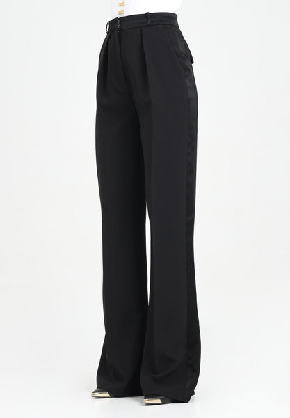 ELISABETTA FRANCHI Women's elegant black trousers with ELISABETTA FRANCHI Women's elegant black trousers with