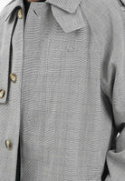 LACOSTE Trench a quadri bianco, nero e verde da uomo BH5521 6PK LACOSTE 