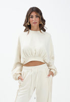 HINNOMINATE Felpa girocollo panna da donna HMABW01992 BI04 HINNOMINATE 