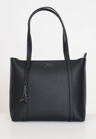 ARMANI EXCHANGE Shopper nera da donna con logo e ciondolo AX 942930CC726 28621 ARMANI EXCHANGE 