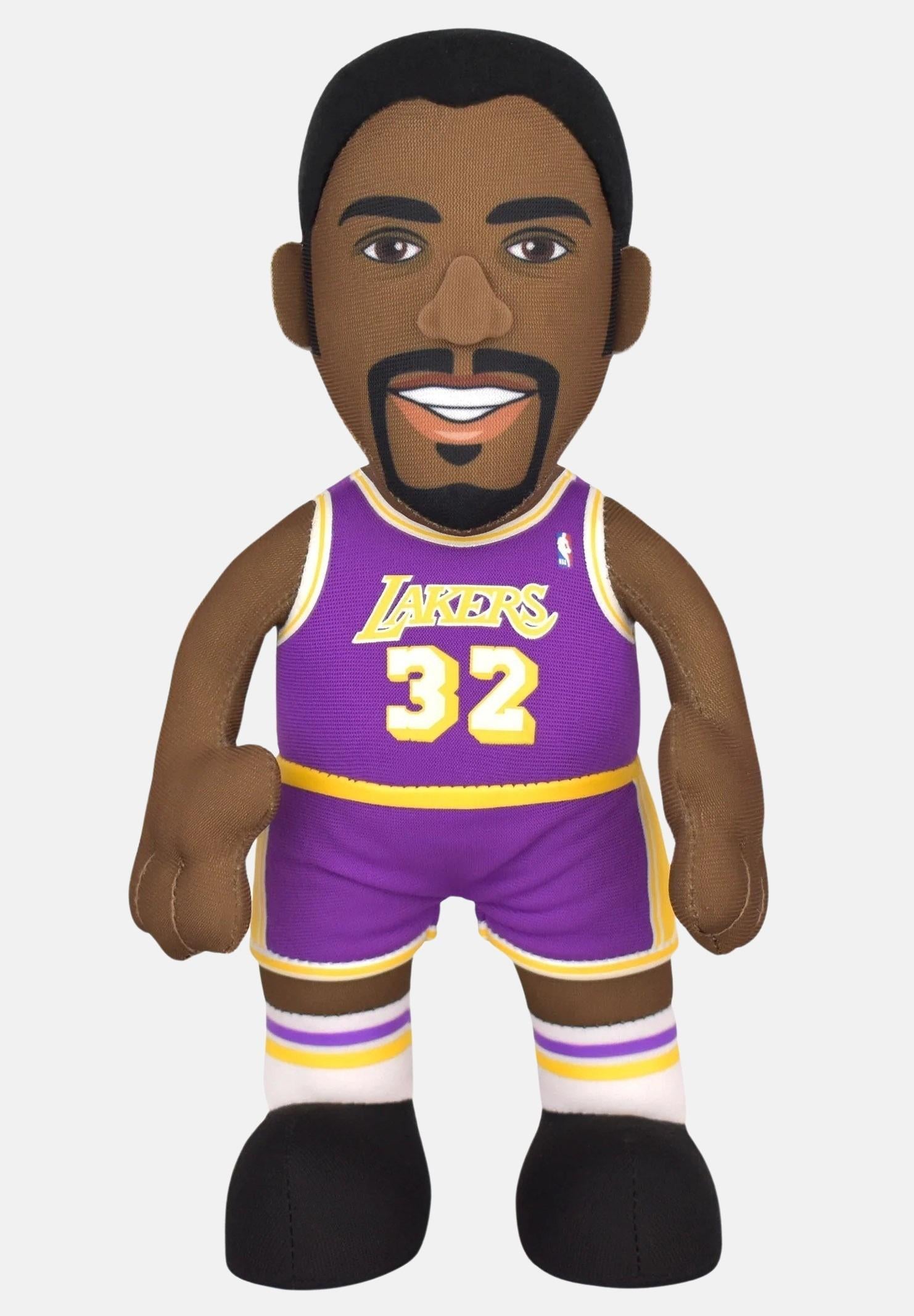 Peluche Los Angeles Lakers Magic Johnson 10" Plush Figure P1-NBH-LAK-MJ2X LOS ANGELES LAKERS BLEACHER CREATURES 