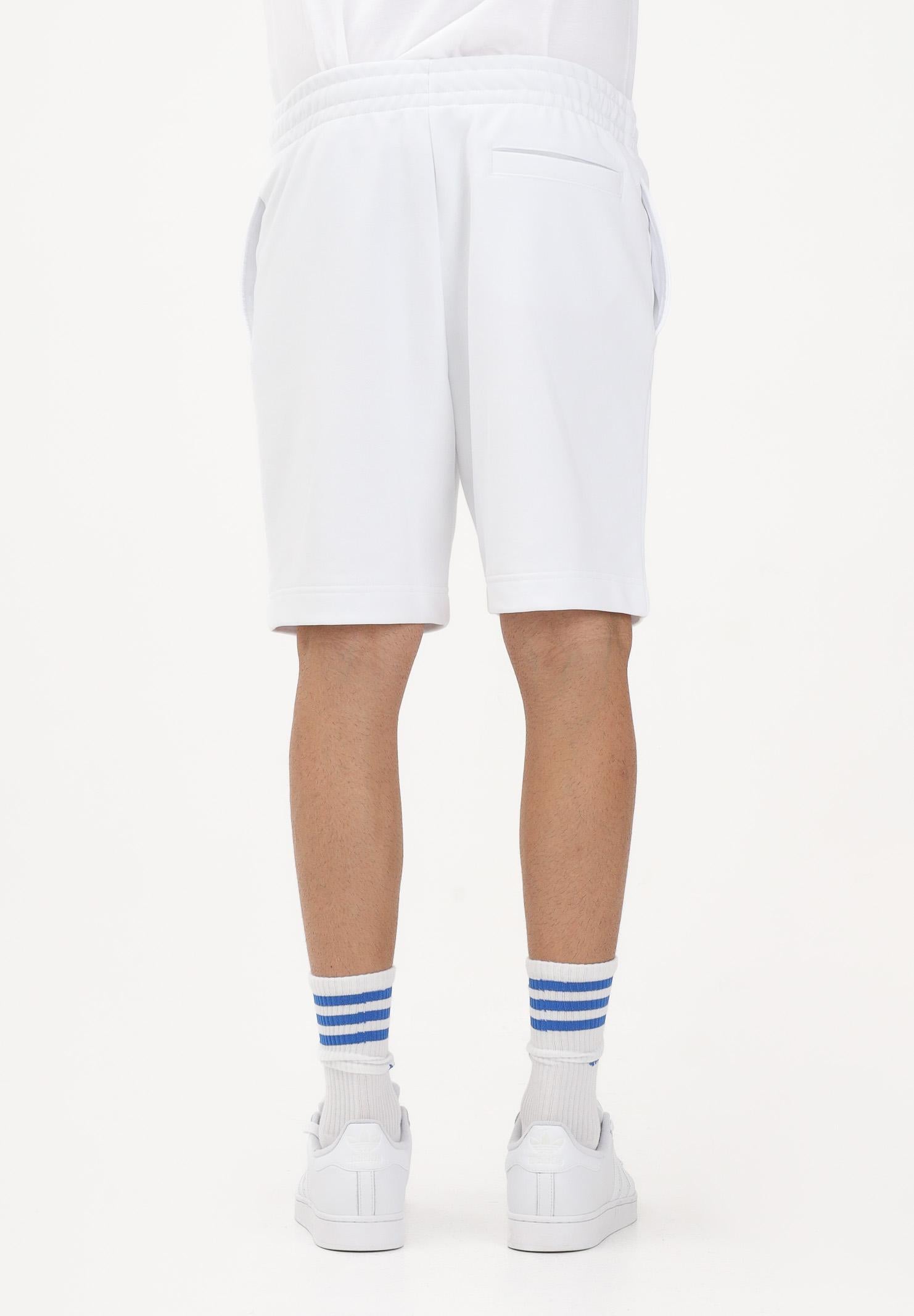LACOSTE Shorts sportivo bianco per uomo e donna con logo GH9860 001 LACOSTE 