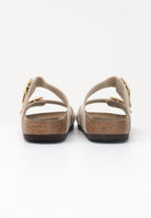 BIRKENSTOCK Ciabatte Sydney Cushion Buckle bianche da donna 1029492  BIRKENSTOCK 