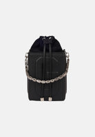 GCDS Borsa a mano nera da donna con logo GCDS in rilievo 3D GCDSD001 99 GCDS 