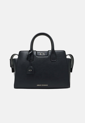 ARMANI EXCHANGE Borsa a mano nera da donna con logo XW002158AF19892 UC001 ARMANI EXCHANGE 