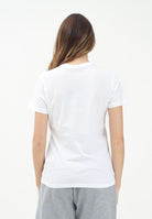 T-shirt a manica corta bianca per donna, ragazzi e bambini con stampa logo DQ2742D0ACD DQ100 DSQUARED2 