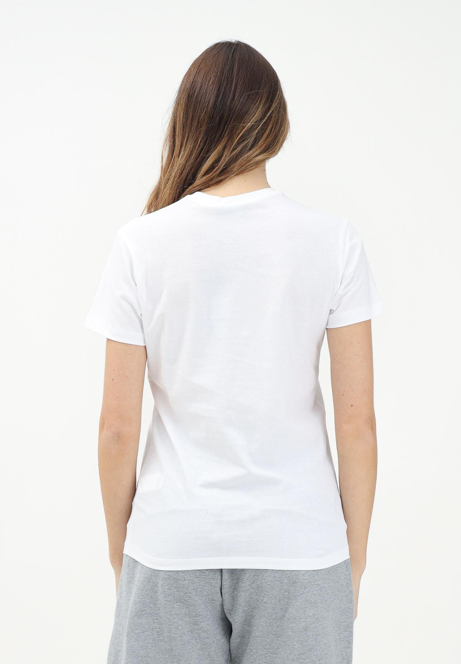 T-shirt a manica corta bianca per donna, ragazzi e bambini con stampa logo DQ2742D0ACD DQ100 DSQUARED2 