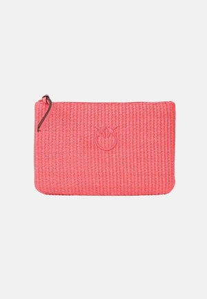 PINKO Pochette in rafia fucsia da donna 106763A39Y N17Q PINKO 