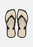 HAVAIANAS Infradito Top Square Fusion panna e nero da donna 4149944 0090 HAVAIANAS 