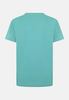 JORDAN T-shirt a manica corta verde acqua per bambino e bambina con ricamo Jumpman 95D266 B5P JORDAN 