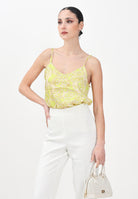 ONLY Top in raso verde da donna con motivo paisley 15339994 AppleGreen ONLY 