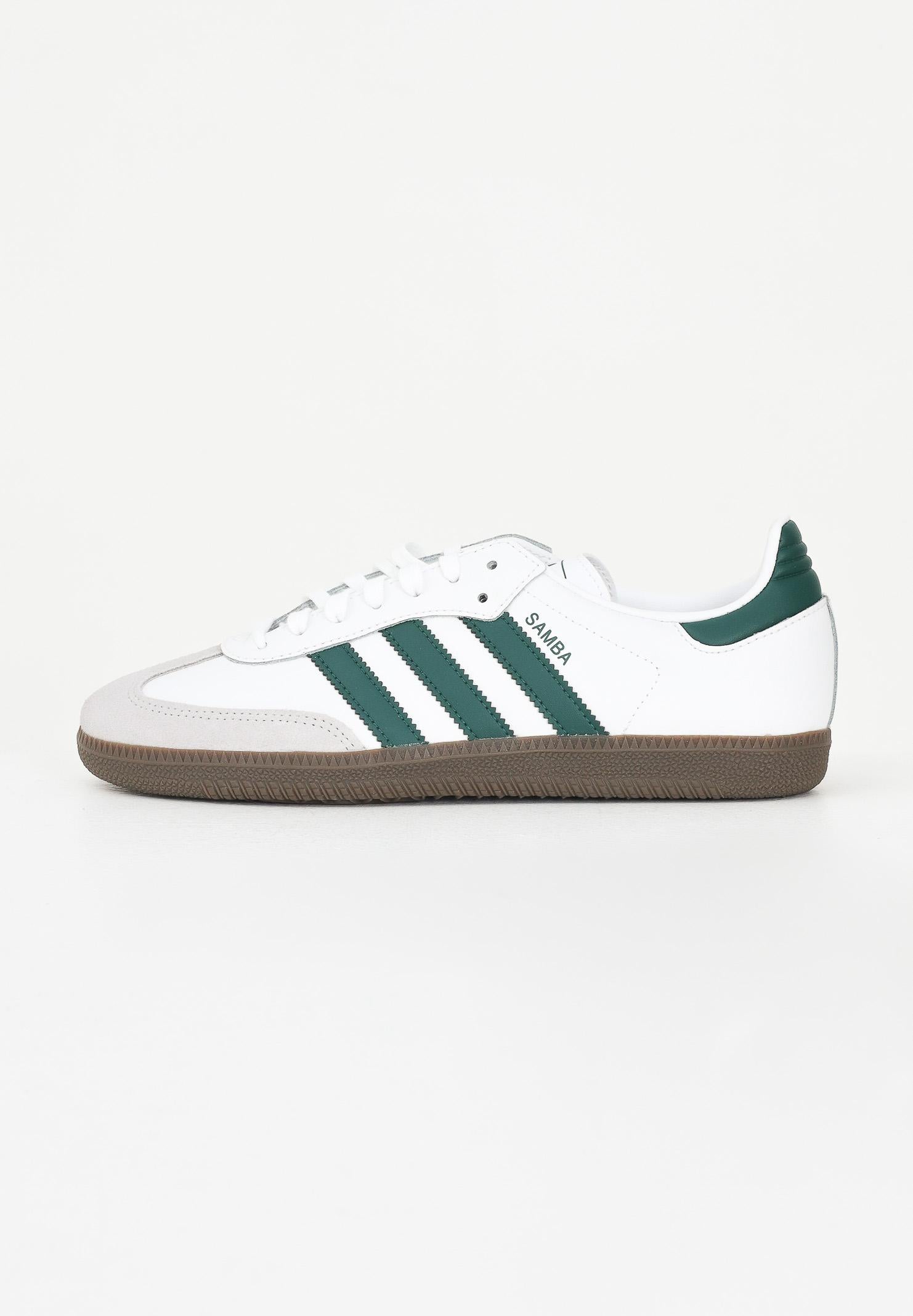 ADIDAS ORIGINALS Sneakers Samba OG bianche e verdi per uomo e donna JQ2843  ADIDAS ORIGINALS 