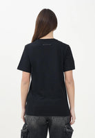 MAISON MARGIELA T-shirt a manica corta nera per donna, ragazzi e bambini con logo MM6 M60807MM04I NE MAISON MARGIELA 