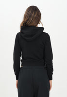 DIESEL Felpa con cappuccio nera per donna, ragazze e bambine rifnita da logo J02416KYAX3 K900 DIESEL 