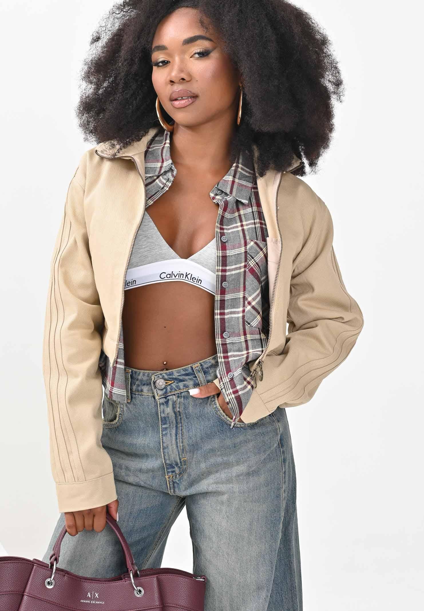 CALVIN KLEIN Reggiseno grigio da donna con logo 000QF5650E P7A CALVIN KLEIN 