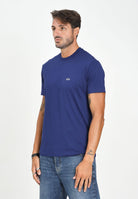 ARMANI EXCHANGE T-shirt a manica corta blu elettrico da uomo con ricamo A|X XM001568AF10358 UB133 ARMANI EXCHANGE 