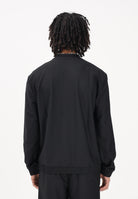 EA7 Felpa con zip nera da uomo con lavorazione micro-texture 7M001338AF21099 UC001 EA7 