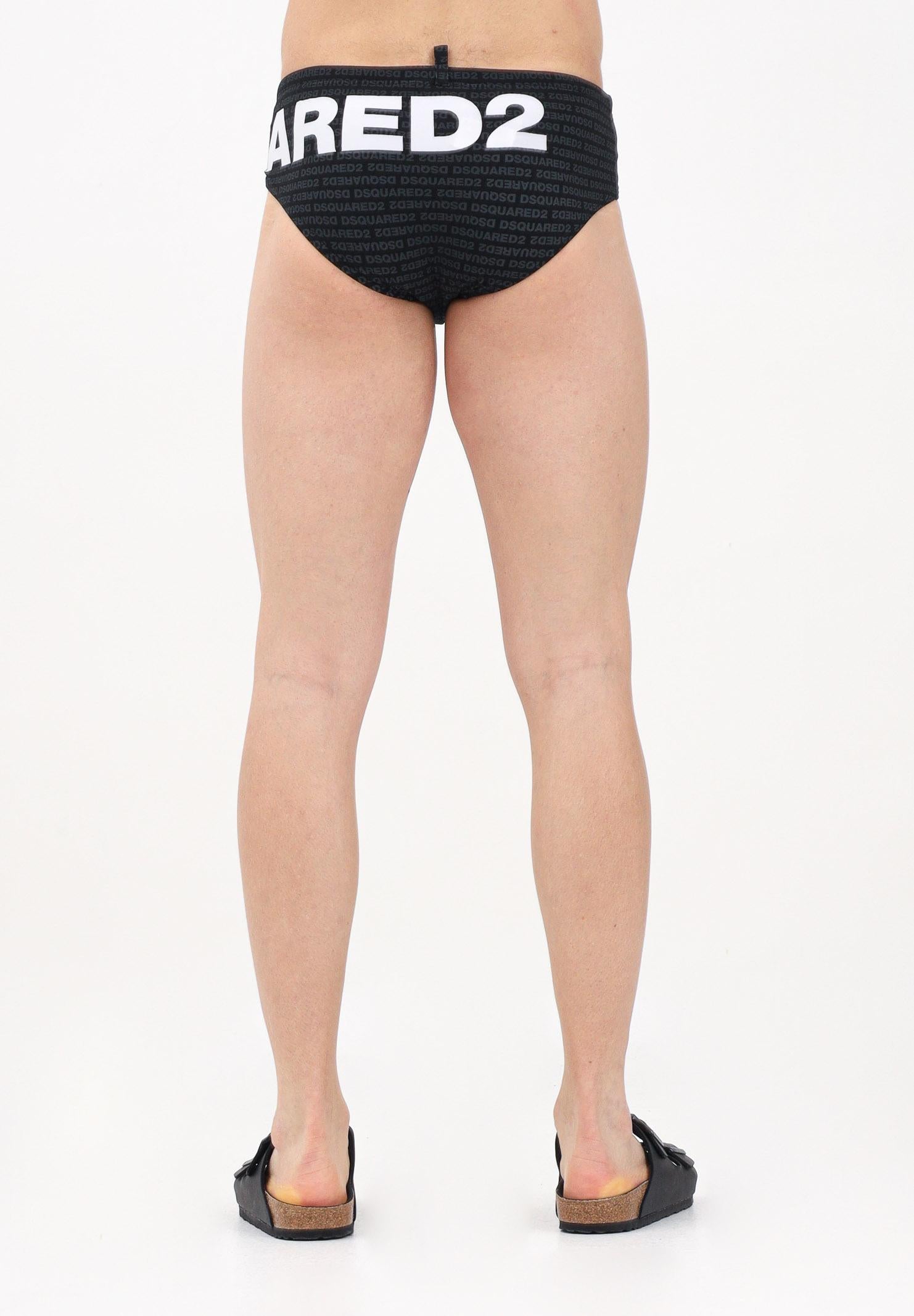 DSQUARED2 Slip mare Brief nero da uomo D7B2E5940 010 DSQUARED2 